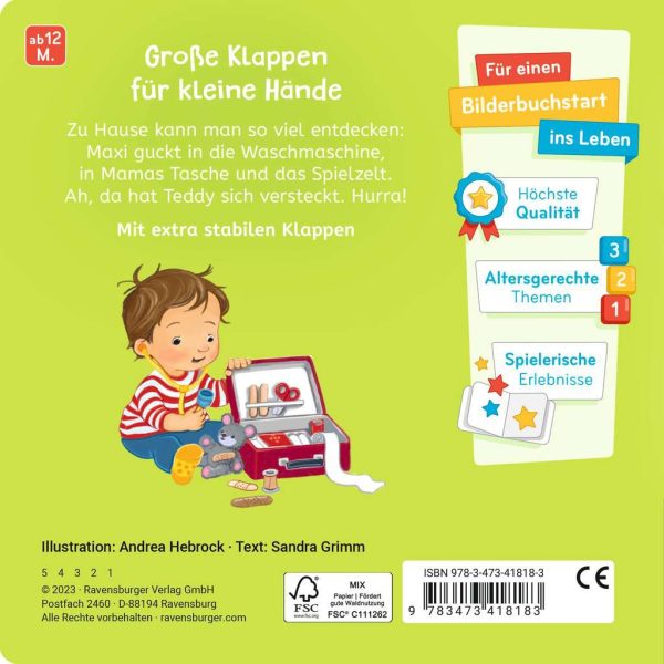 Ravensburger | Was siehst du? Klapp auf, klapp zu! Mein Zuhause Verkauf – Bild 3