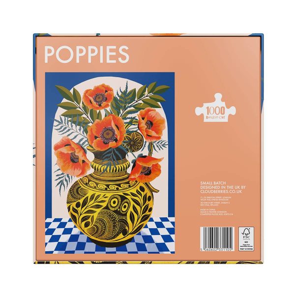 Cloudberries | Poppies - Mohnblumen | Puzzle | 1000 Teile | Kleinserie Schn?ppchen – Bild 5