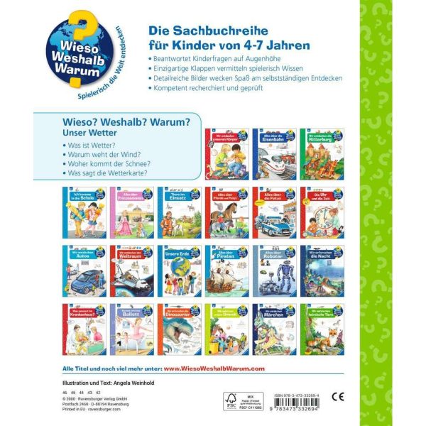 Ravensburger | Wieso? Weshalb? Warum?, Band 10: Unser Wetter Schn?ppchen – Bild 3