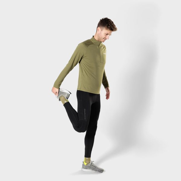 GROUND-TECH 1 4 ZIP SHIRT (MEN) - Dusty Green Online – Bild 5