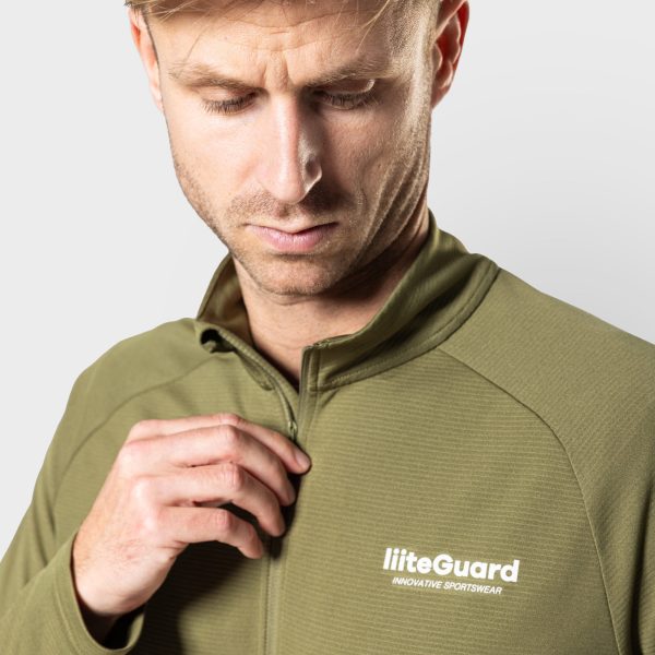 GROUND-TECH 1 4 ZIP SHIRT (MEN) - Dusty Green Online – Bild 3