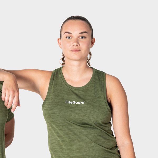 RE-LIITE SINGLET (WOMEN) - GREEN Im Angebot – Bild 3