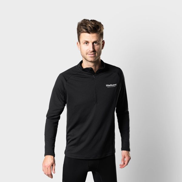 GROUND-TECH 1 4 ZIP SHIRT (MEN) - BLACK Zu verkaufen