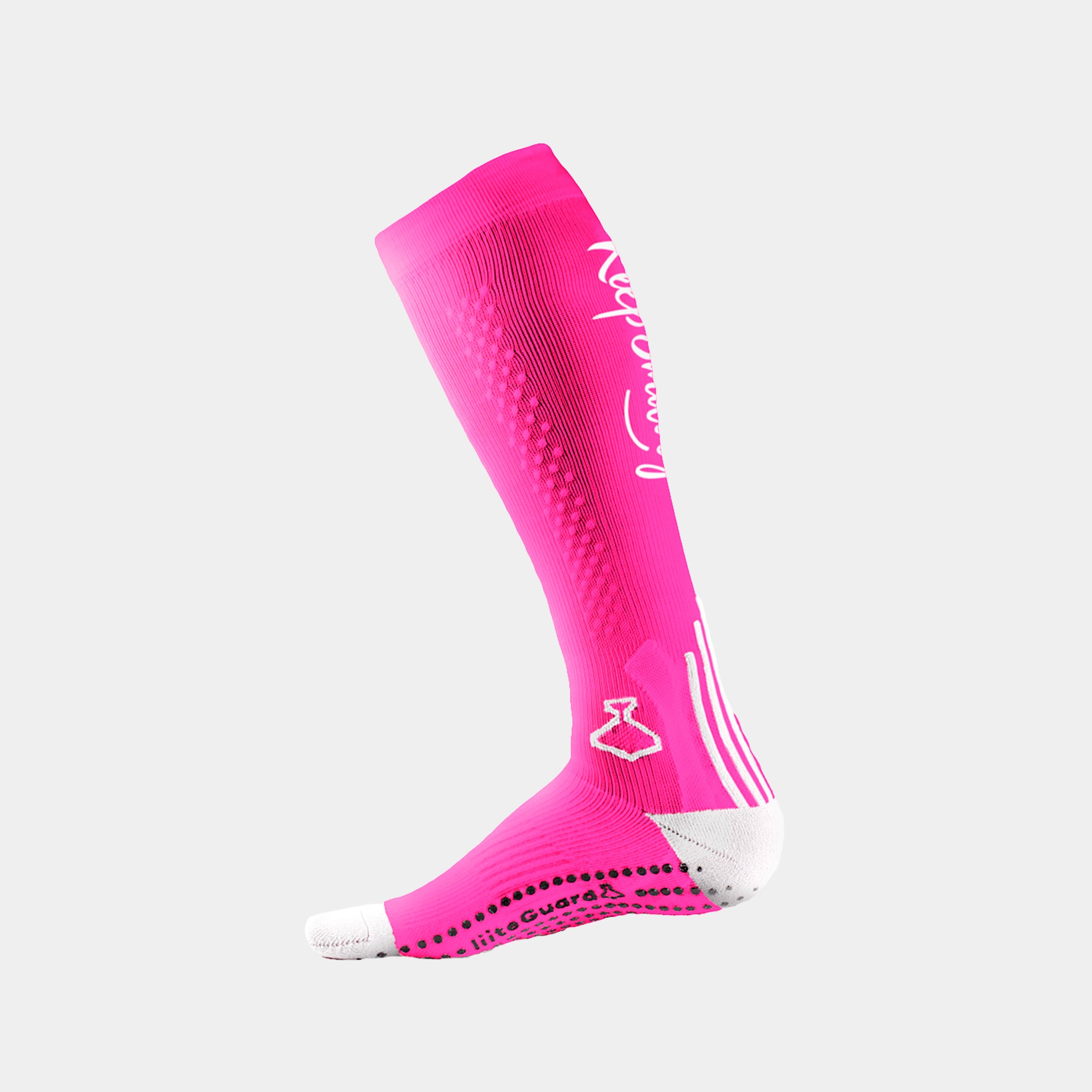 SHIN-TECH GRIP RUNNING SOCK – PINK Im Angebot